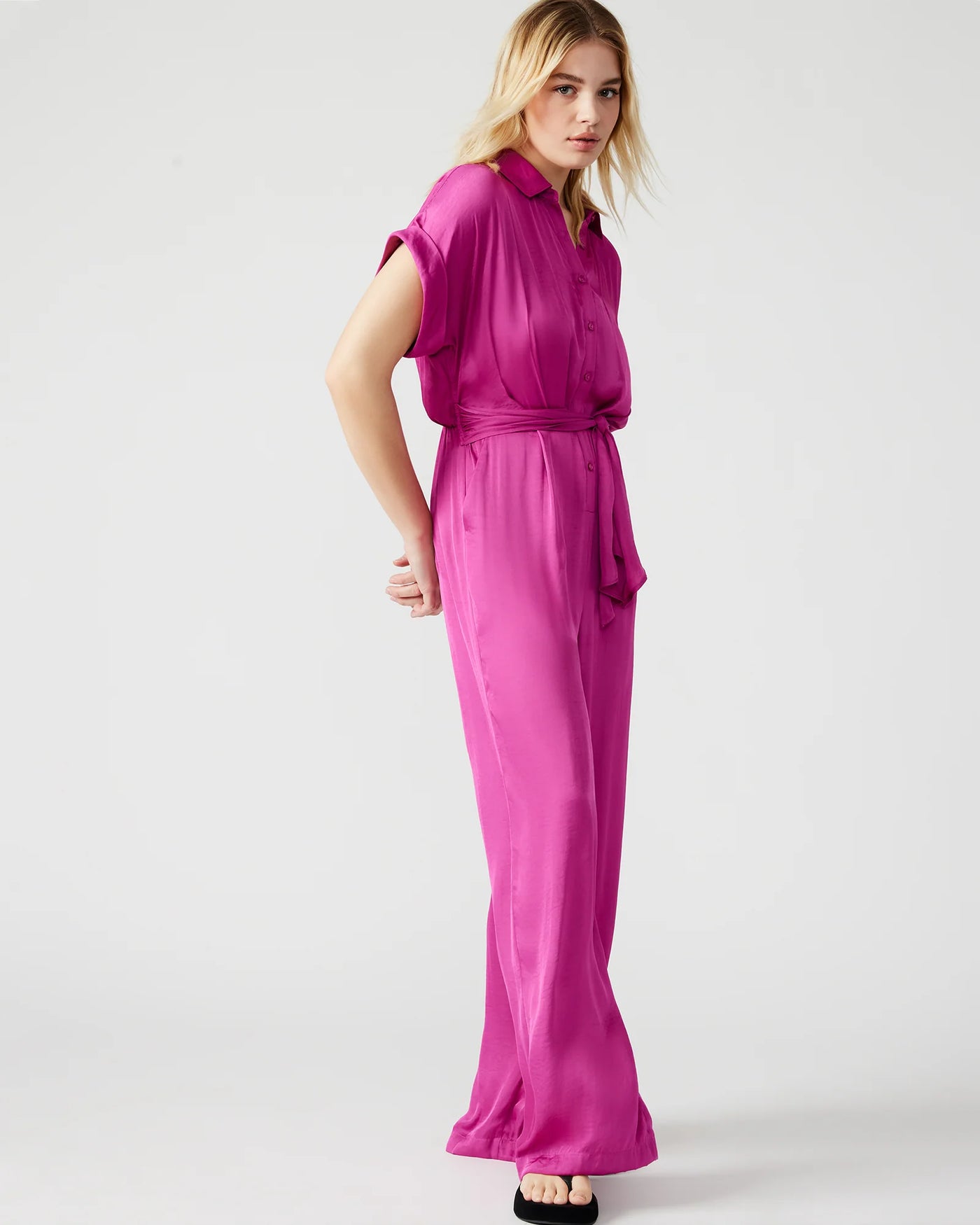 Tori Jumpsuit in Bright Rose