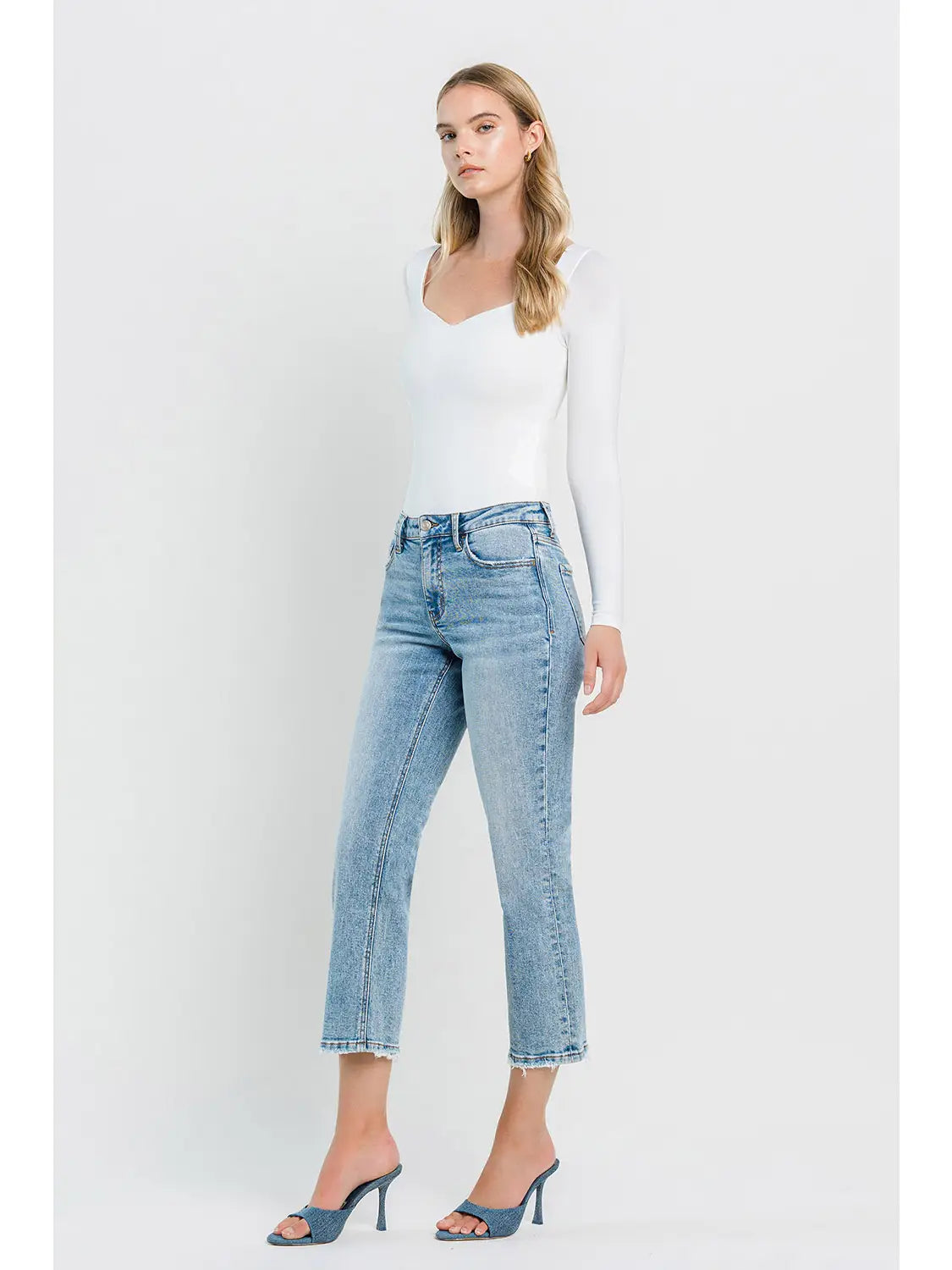 Jackpot High Rise Straight Jeans