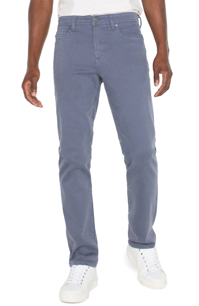 Kingston Modern Straight Jeans in Slate Blue