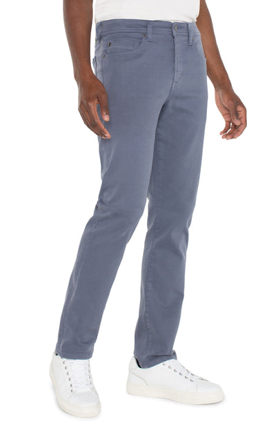 Kingston Modern Straight Jeans in Slate Blue