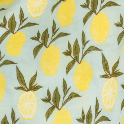 Lemon Organic Cotton Muslin Swaddle Blanket