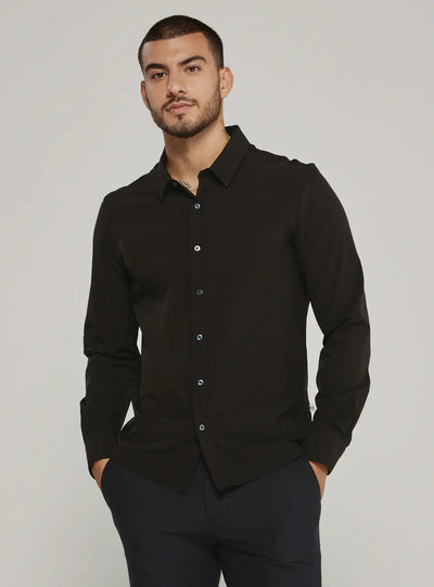 Liberty Long Sleeve Shirt in Black