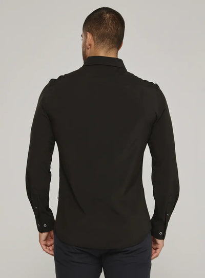 Liberty Long Sleeve Shirt in Black