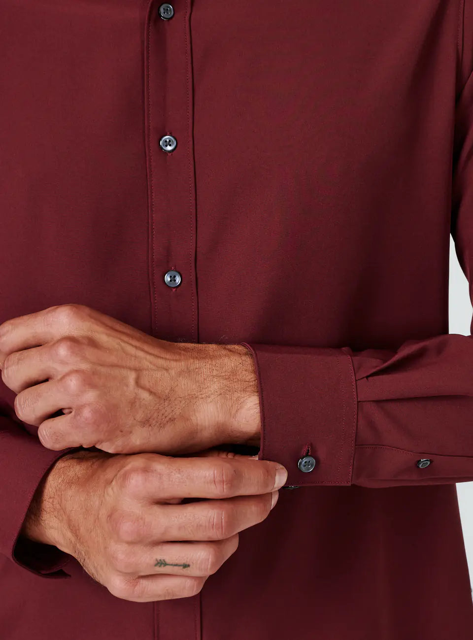 Liberty Long Sleeve Shirt in Maroon