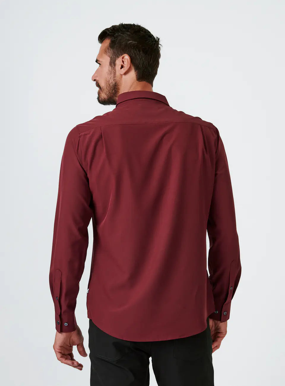 Liberty Long Sleeve Shirt in Maroon