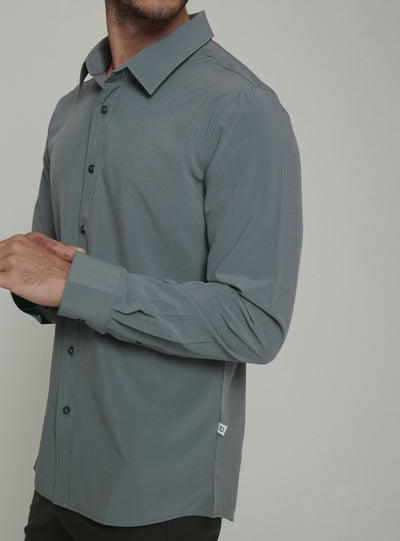 Liberty Long Sleeve Shirt in Seafoam