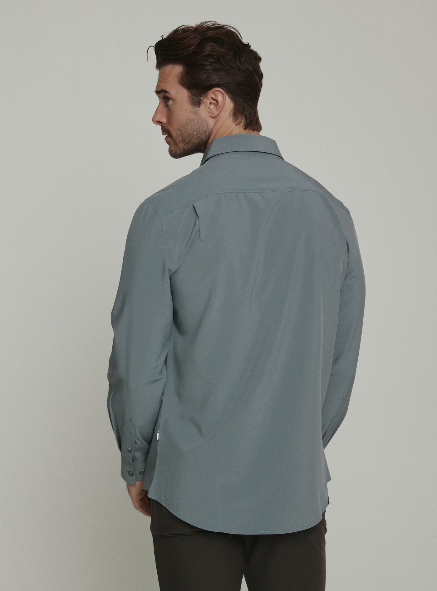 Liberty Long Sleeve Shirt in Seafoam