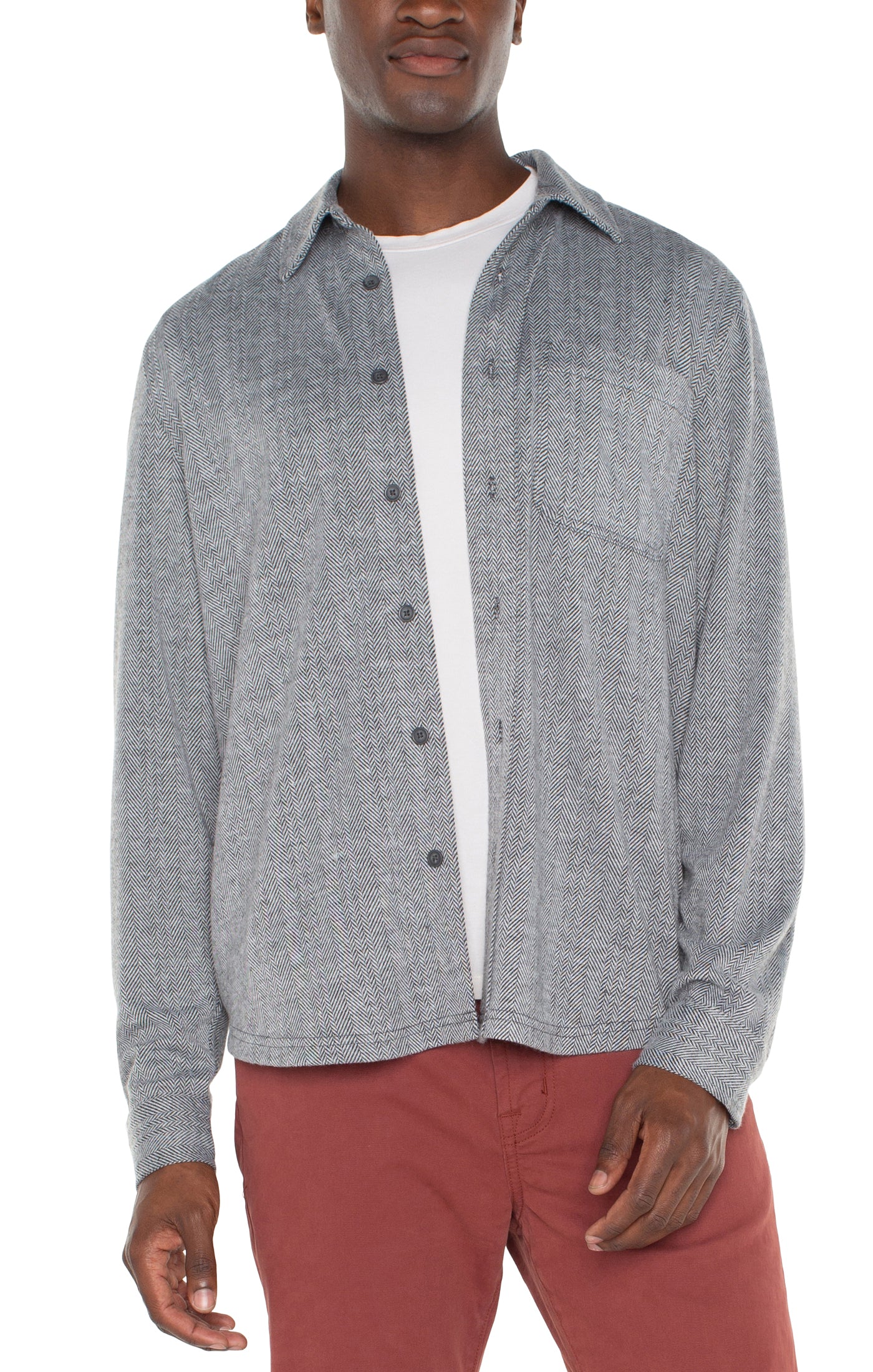 Jamie Knit Longsleeve Button Up