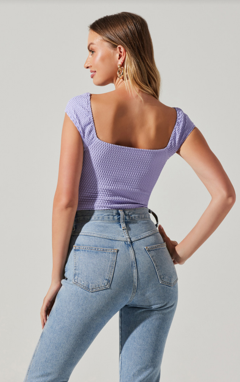 Ninette Bodysuit in Lavender