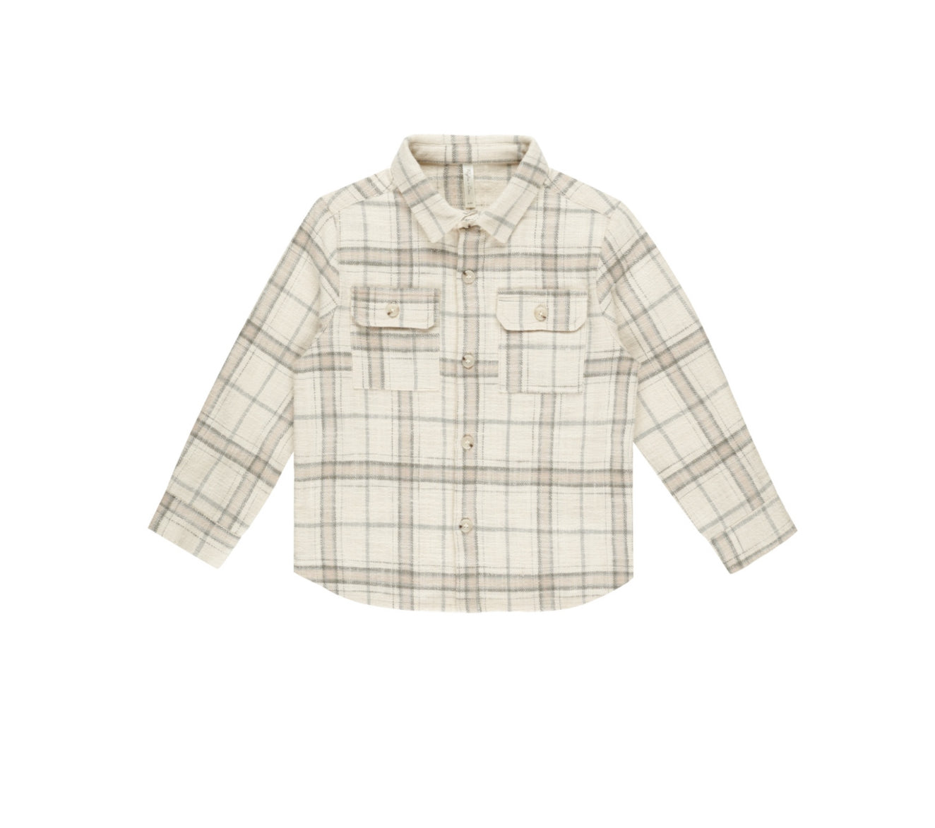 Rustic Plaid Long Sleeve Collared