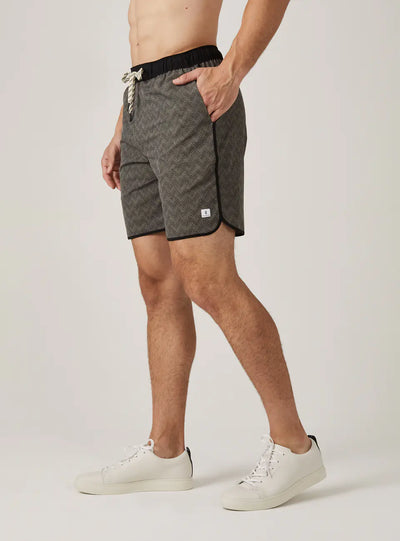 Printed Core Active 8" Short in Khaki