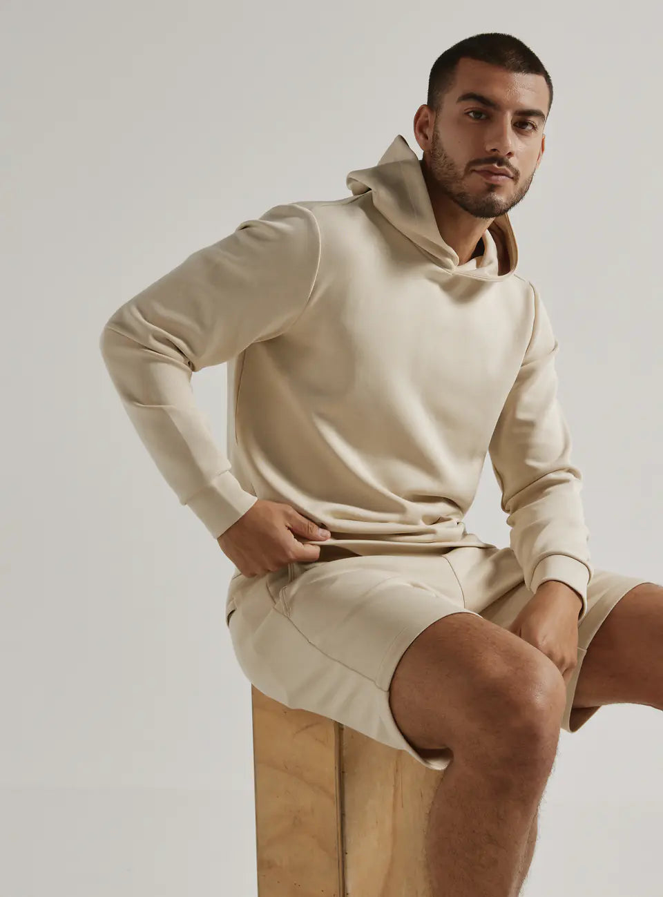 REV Hoodie in Beige