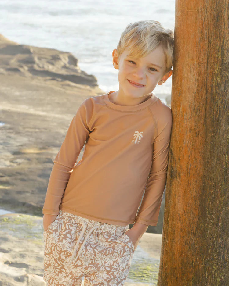 Rash Guard in Clay