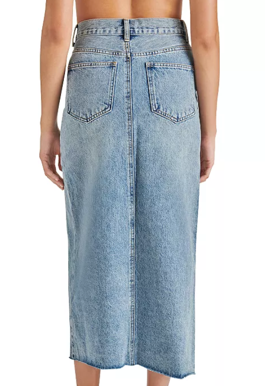 Avani Denim Skirt in Light Blue