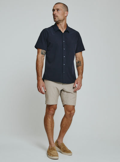 Siena Button Down in Navy