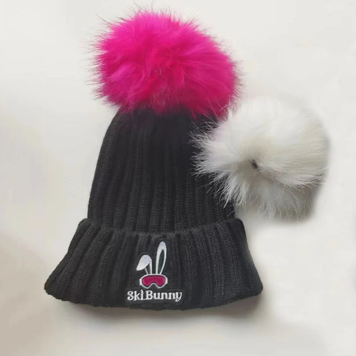 Ski Bunny Hat in Pink