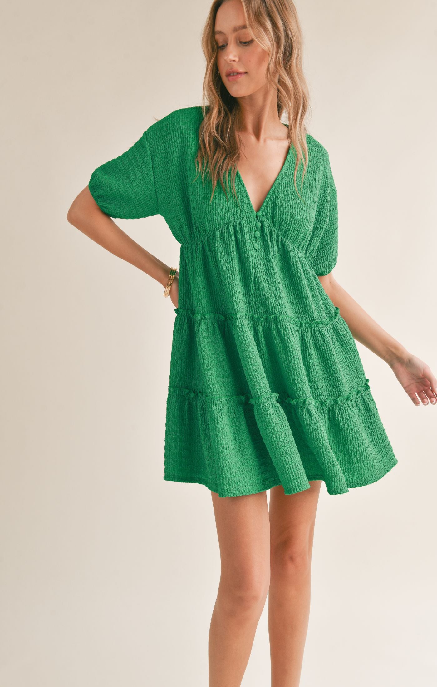 So Fresh Tiered Mini Dress