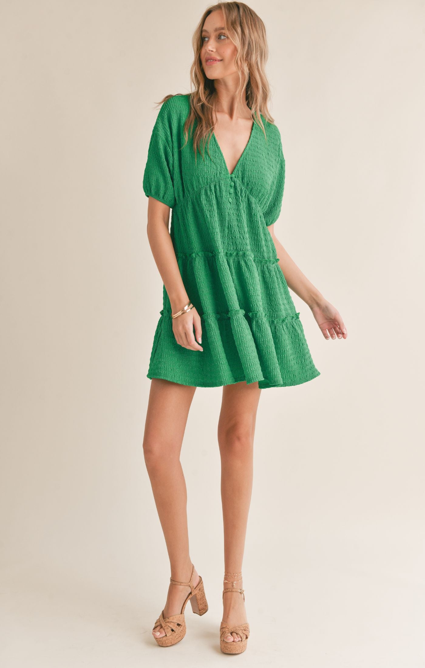 So Fresh Tiered Mini Dress