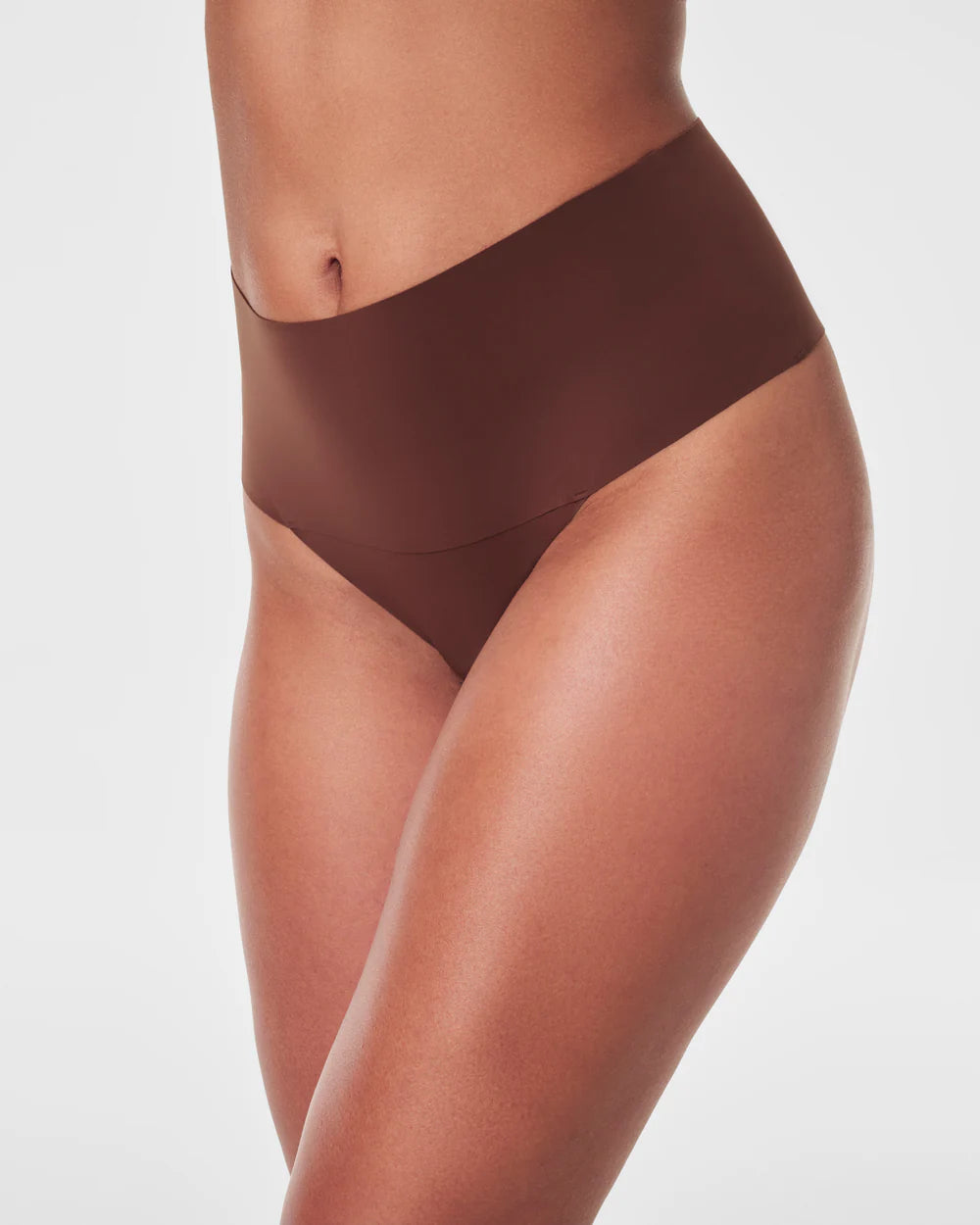 Undie-Tectable Thong, Truffle Brown