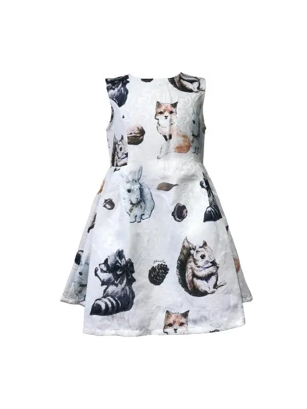 Squirrel Printed Dress