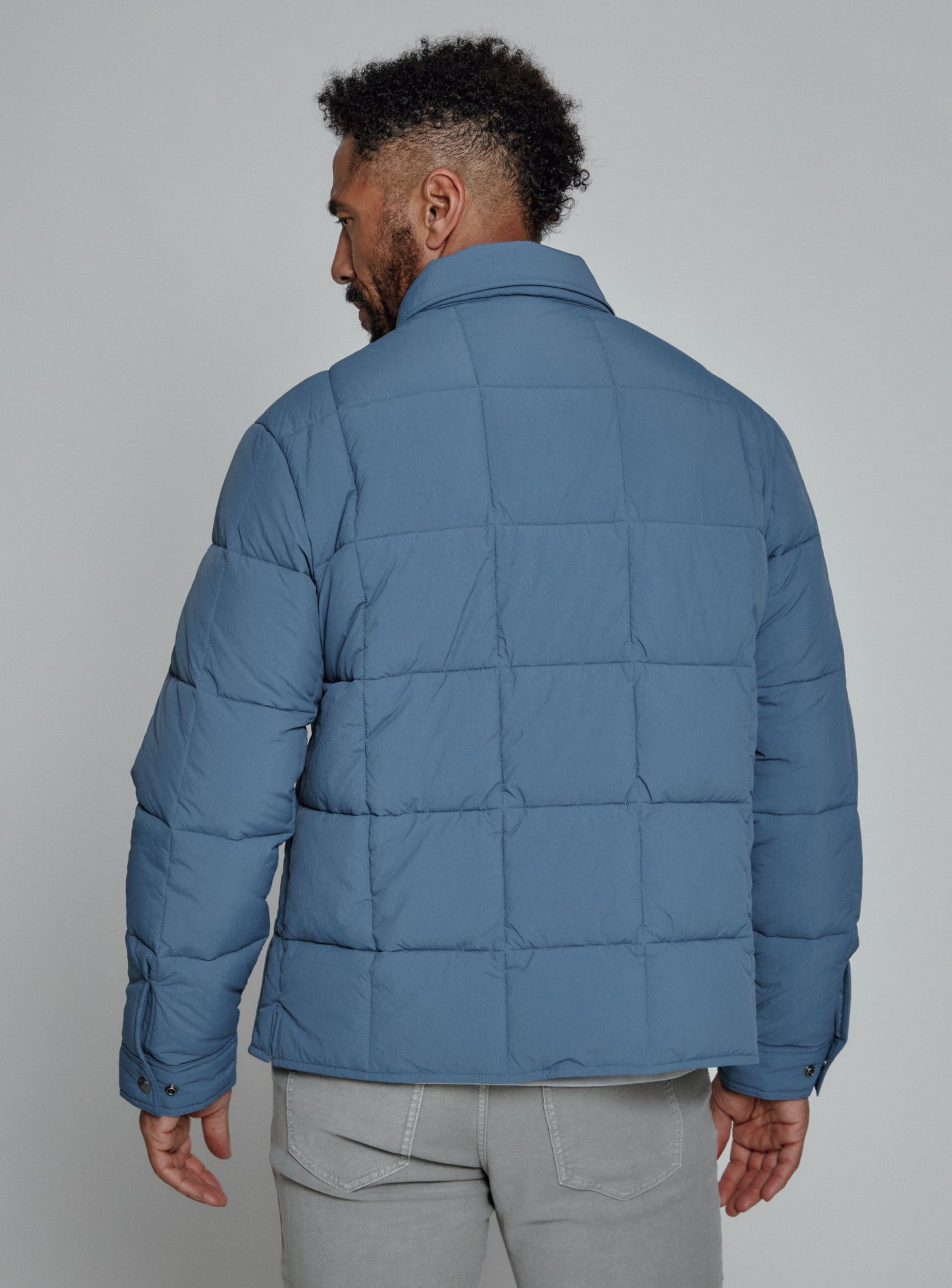 Summit Jacket in Dusty Blue