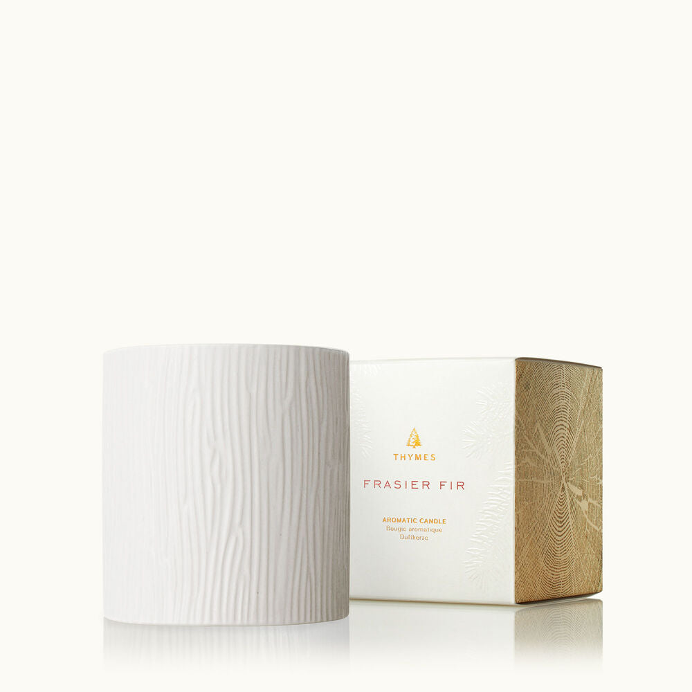 Frasier Fir Gilded Cermaic Poured Candle