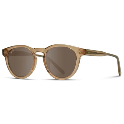 Tate Sunglasses in Light Crystal Brown Frames/Brown Lens
