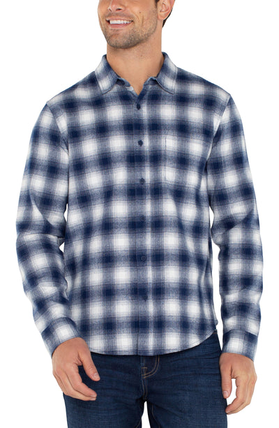 The Blues Plaid Button Down