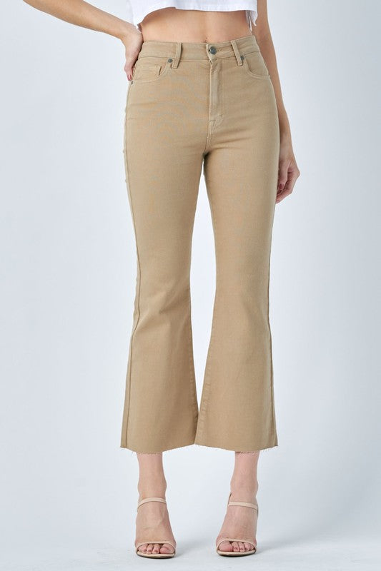 Happi High Rise Crop Flares in Wheat