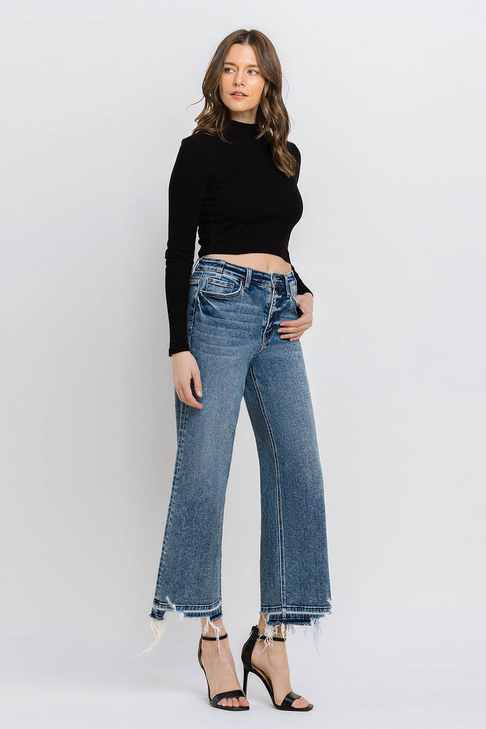 Resilient High Rise Crop Jeans