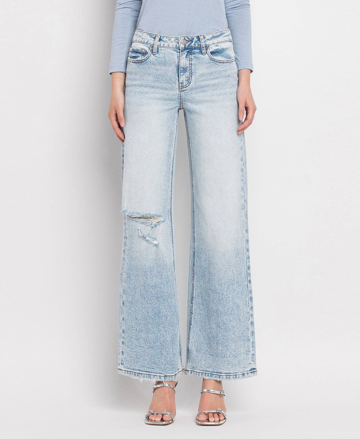 Rediscover Tummy Control Wide Leg Jeans