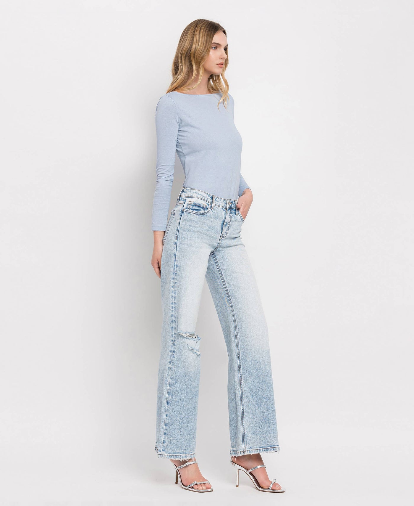 Rediscover Tummy Control Wide Leg Jeans