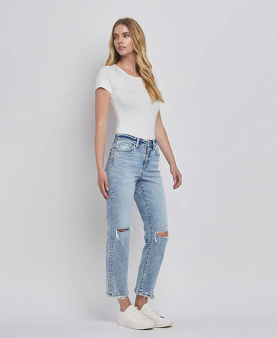 Vivid Hight Rise Distressed Jeans