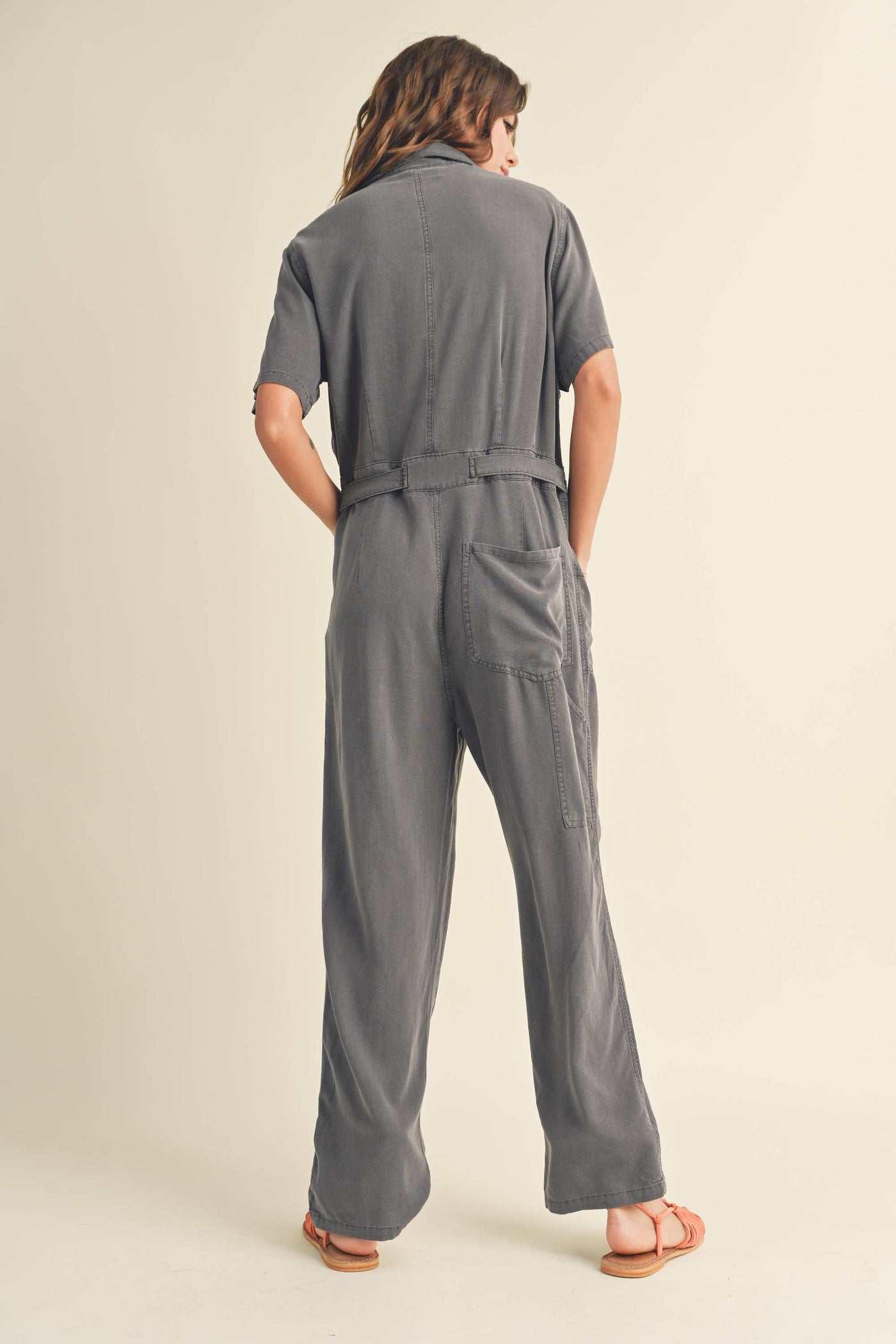 Kayla Linen Washed Jumpsuit