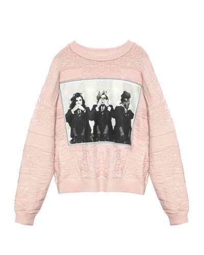 Rose Colored Glasses Grace Sweater - Pink