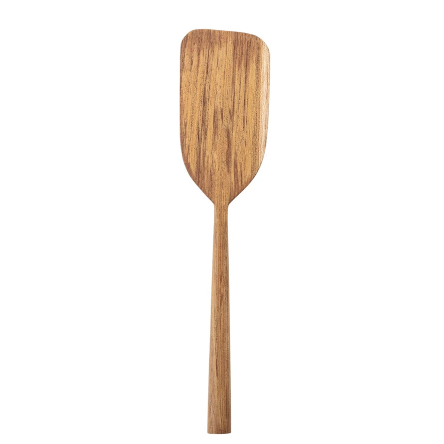 Hand-Carved Teak Wood Spatula