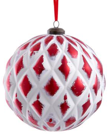 6" Plastic Ball Ornament
