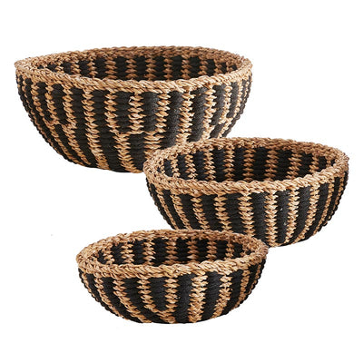 Black Jute Bowl Baskets