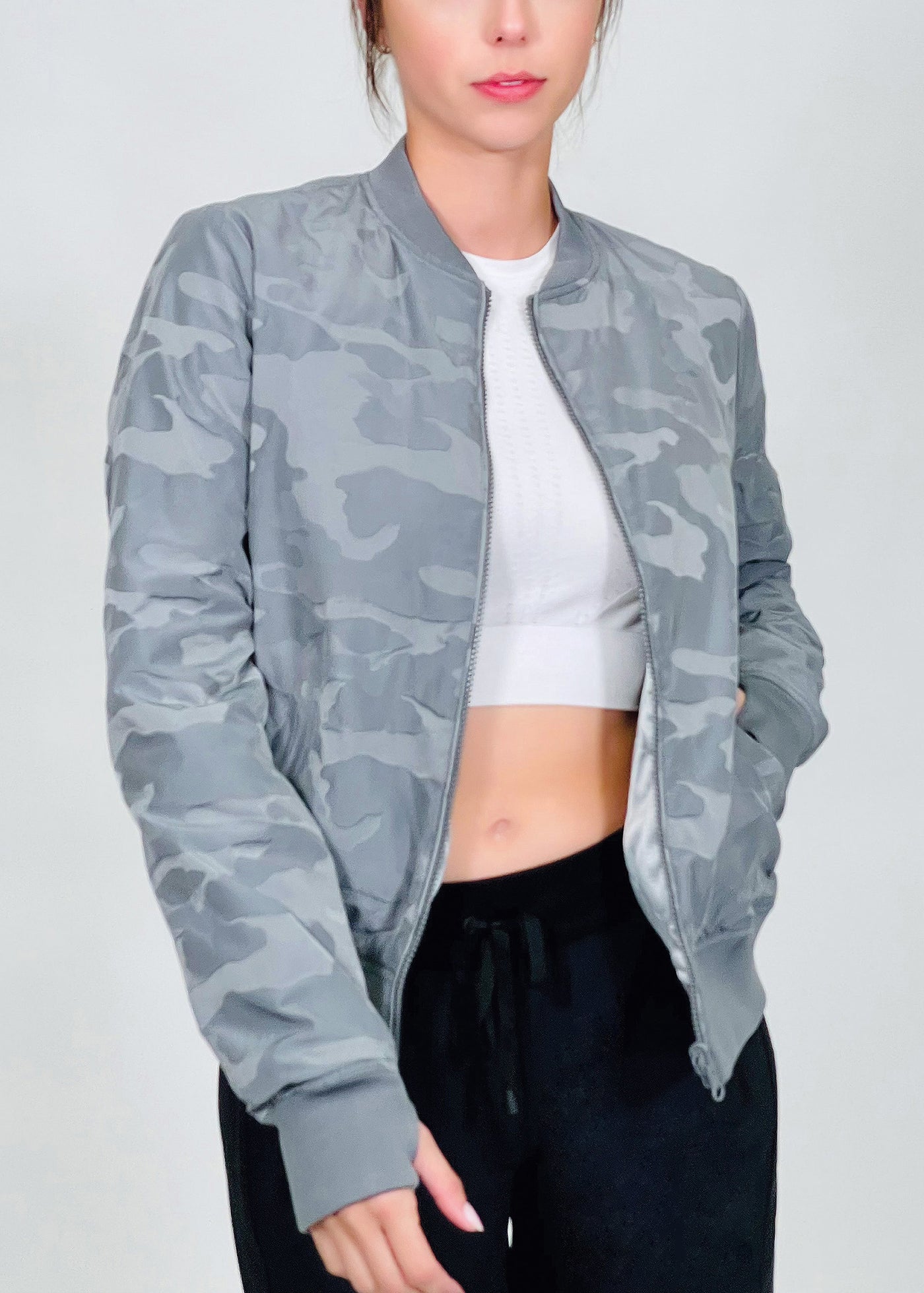 Camo Reversible Bomber