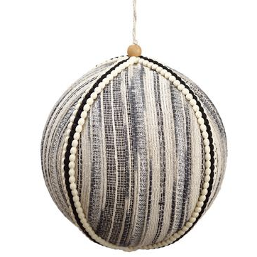 8" Cotton Ball Ornament