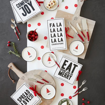 Eat, Drink, and Be Merry Appetizer Forks