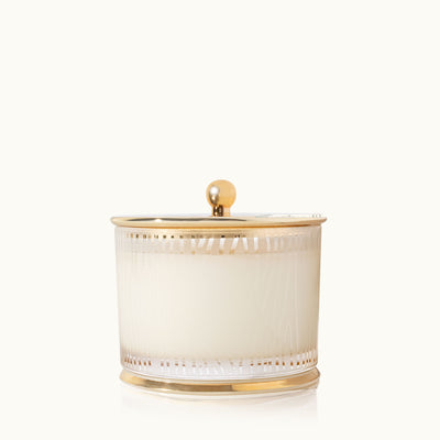 Frasier Fir Gilded Frosted Wood Candle