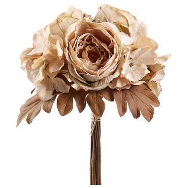 11" Rose/Hydrangea Bouquet