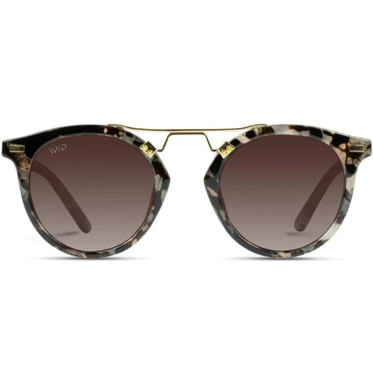 Skyler - Round Polarized Brown Sunglasses