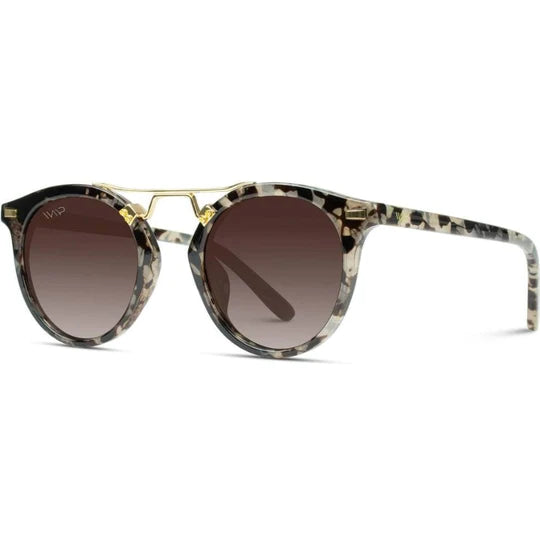 Skyler - Round Polarized Brown Sunglasses