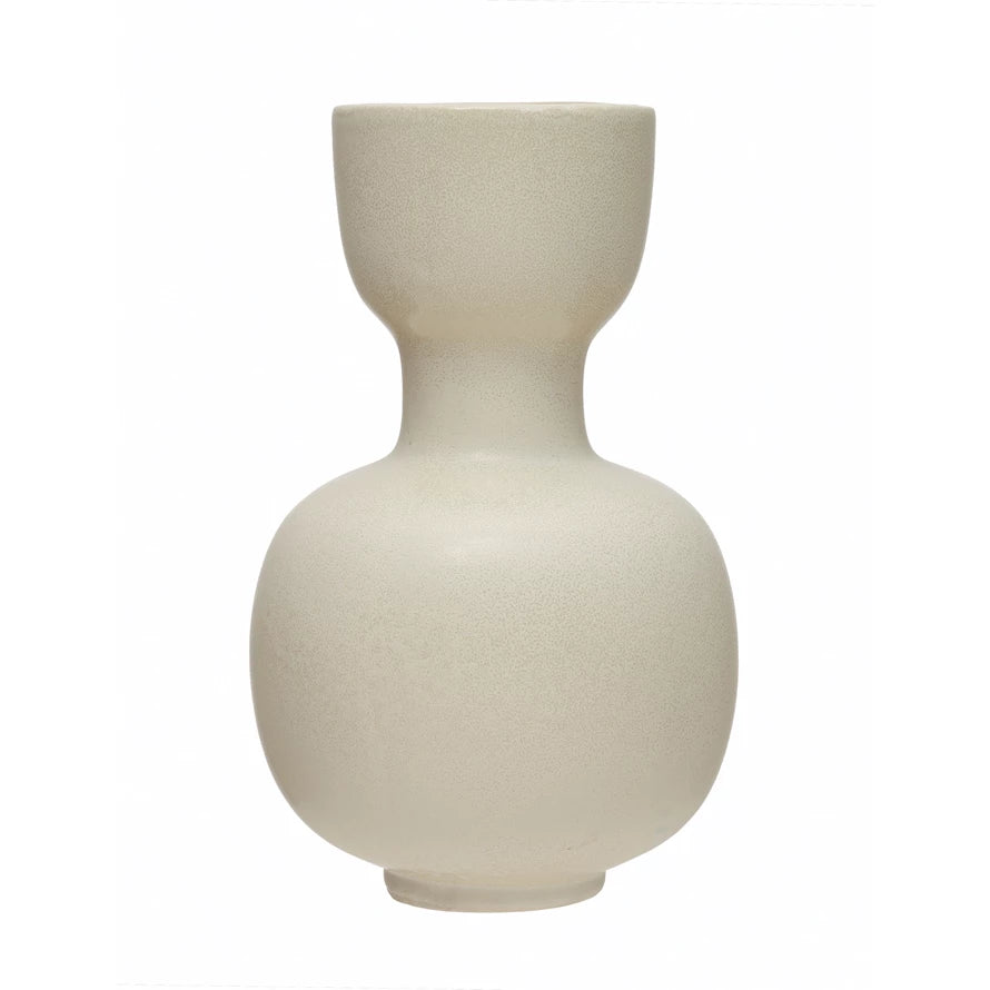 Stoneware Vase, Reactive Glaze