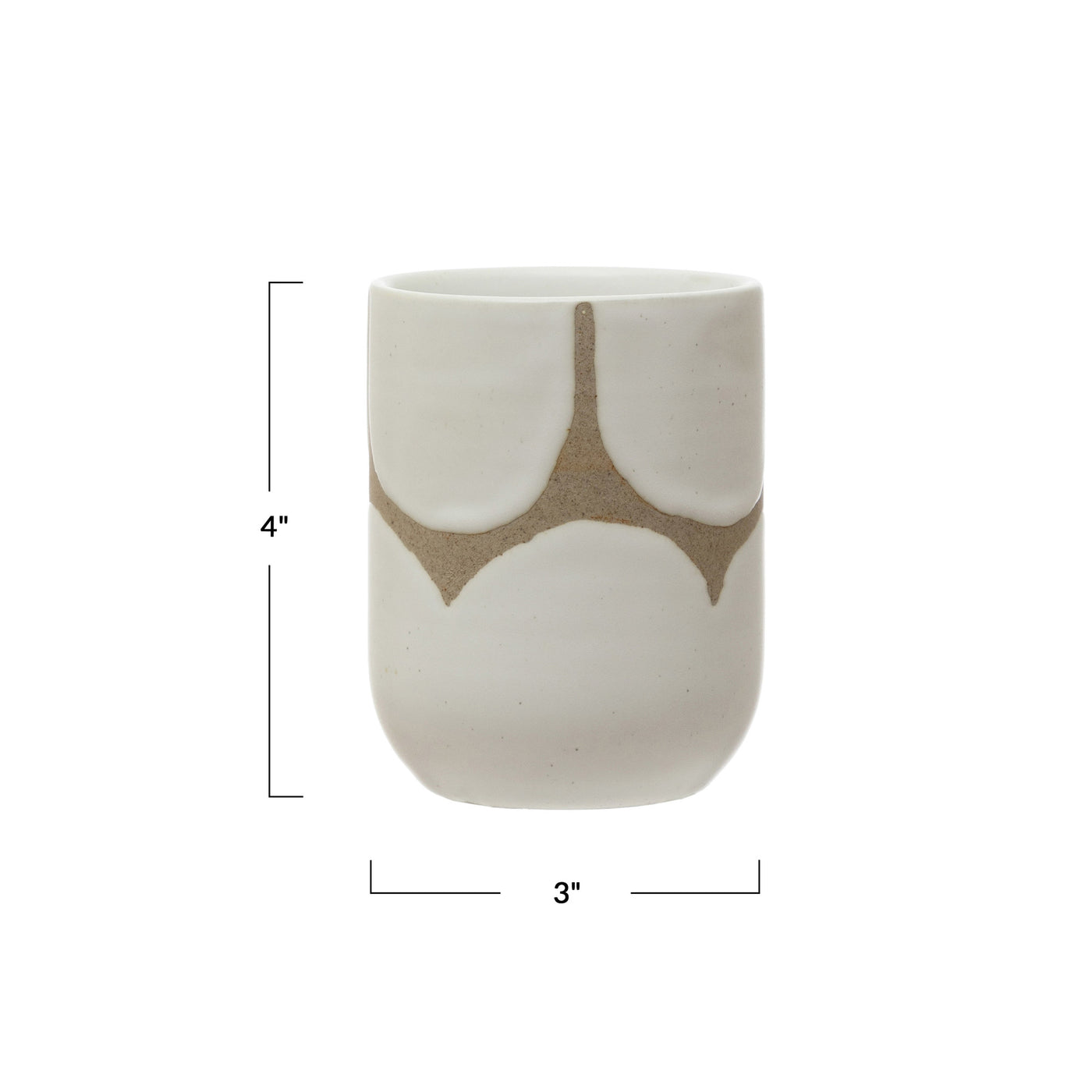 Scallop Stoneware Cup