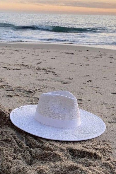 Emma Straw Hat in White