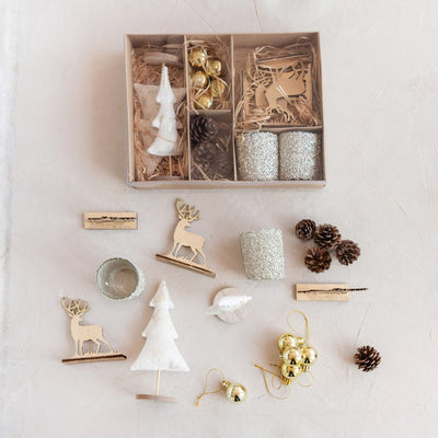 Gold and Silver Candle Garden Kit